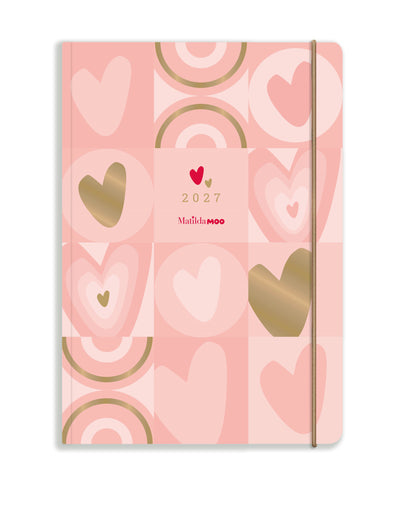 Matilda MOO 2027 Diary + Notebook Gift Set - Pink