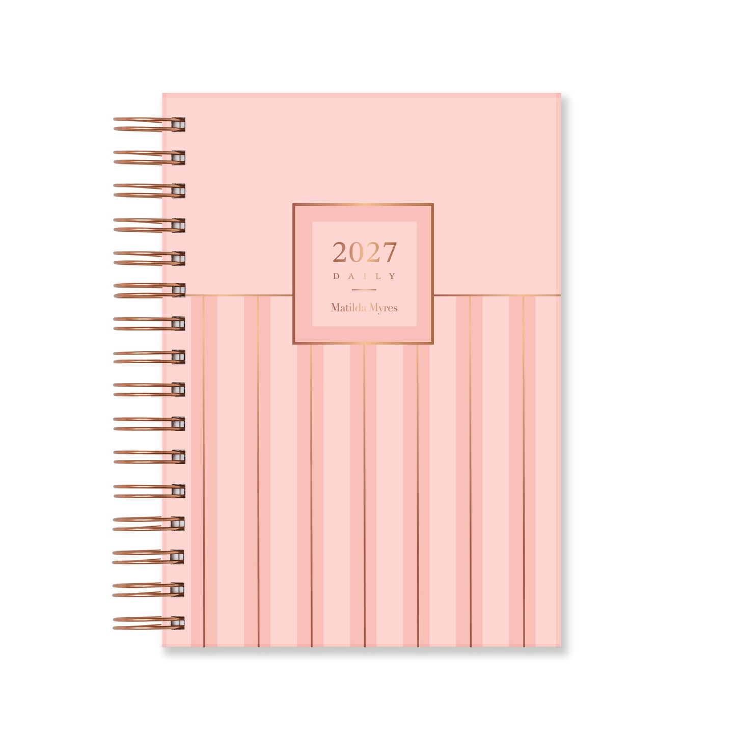 Matilda Myres | 2027 Diary - A6 Daily Planner | Day-to-Page in Pink