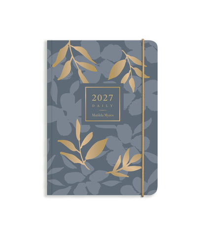 Matilda Myres 2027 Daily A6 Diary + Notebook Gift Set - Grey