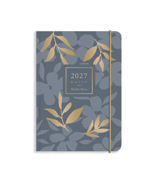Matilda Myres 2027 Daily A6 Diary + Notebook Gift Set - Grey