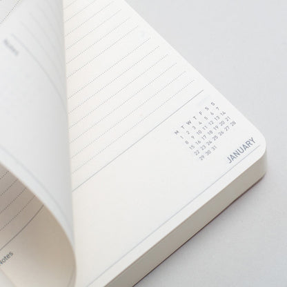 Matilda Myres | 2027 Diary - A6 Daily Planner | Day-to-Page in Red