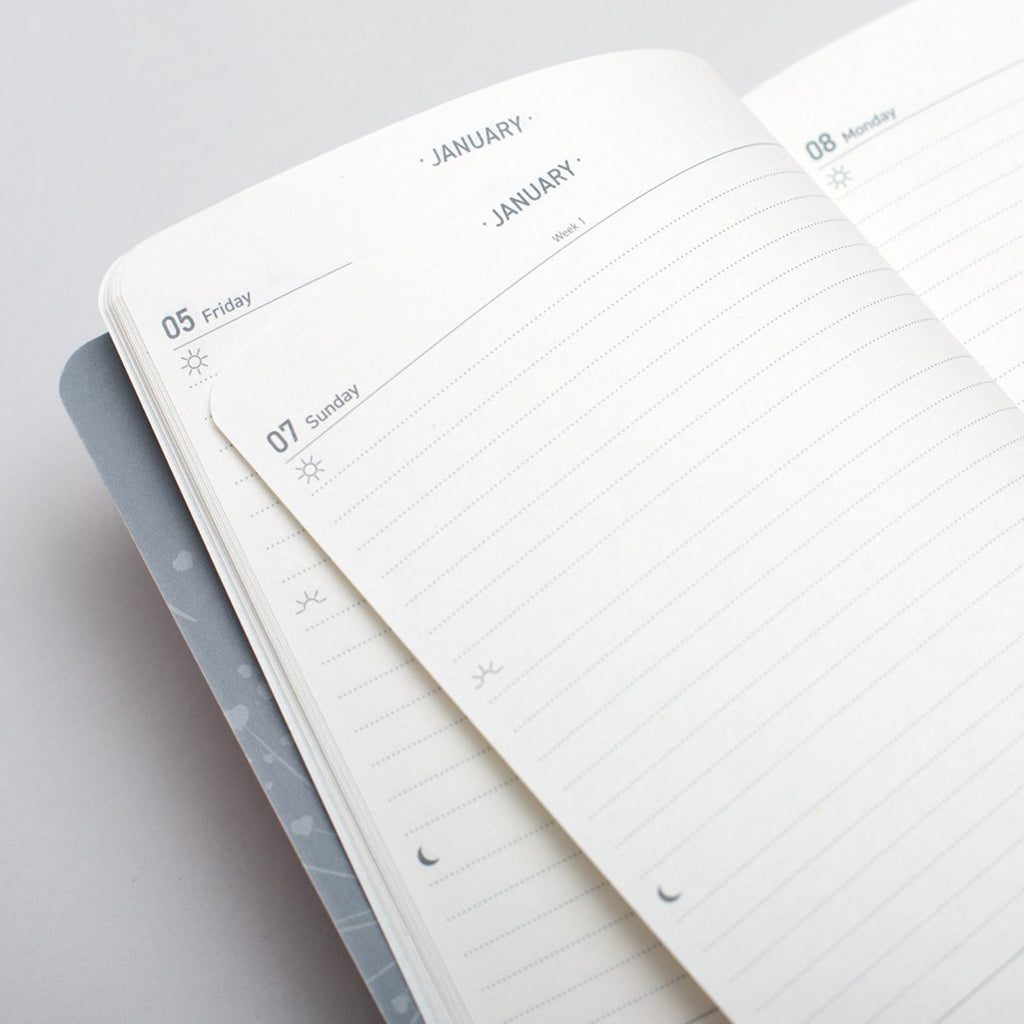 Matilda Myres | 2027 Diary - A6 Daily Planner | Day-to-Page in Pink