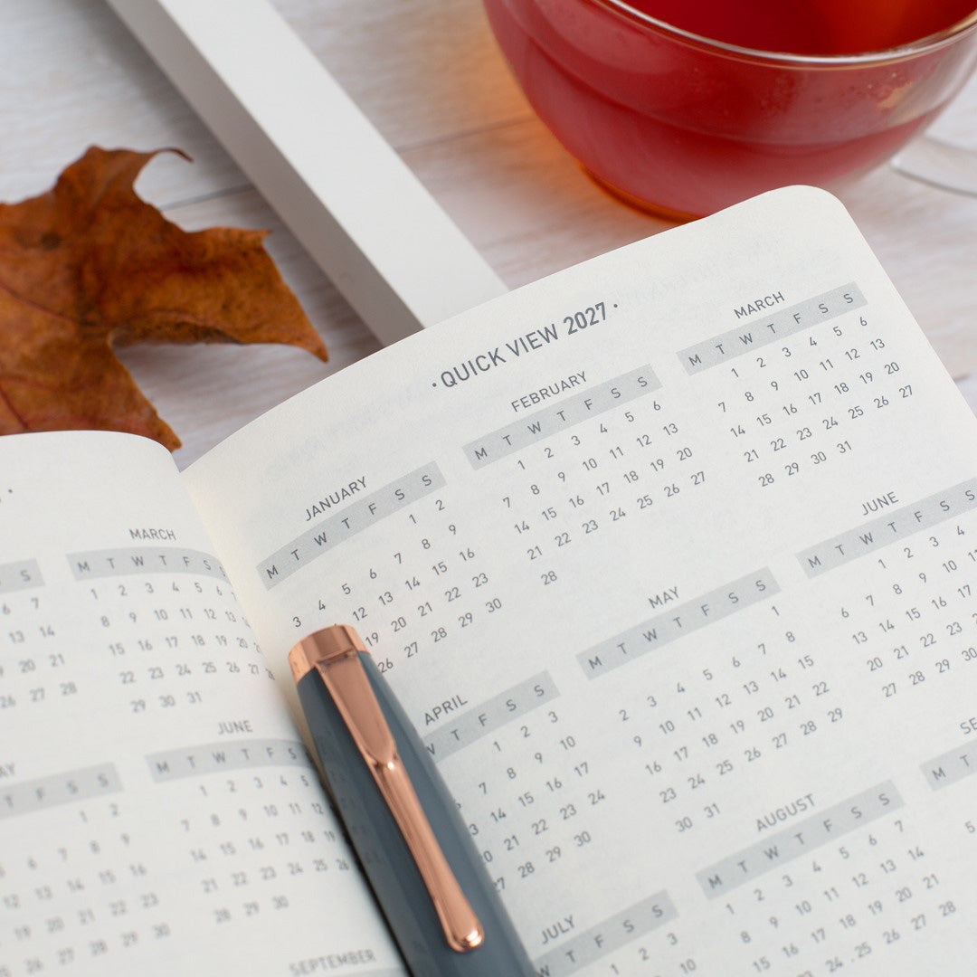 Matilda Myres | 2027 Diary - A6 Daily Planner | Day-to-Page in Pink