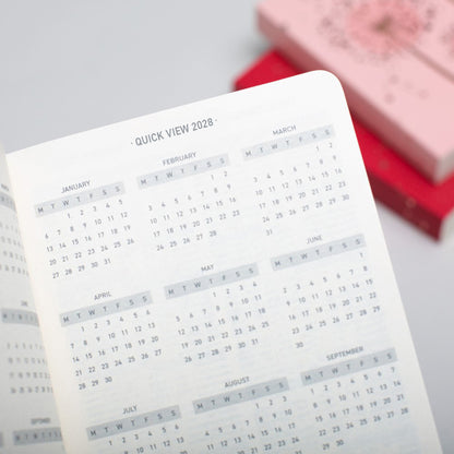 Matilda Myres | 2027 Diary - A6 Daily Planner | Day-to-Page in Pink