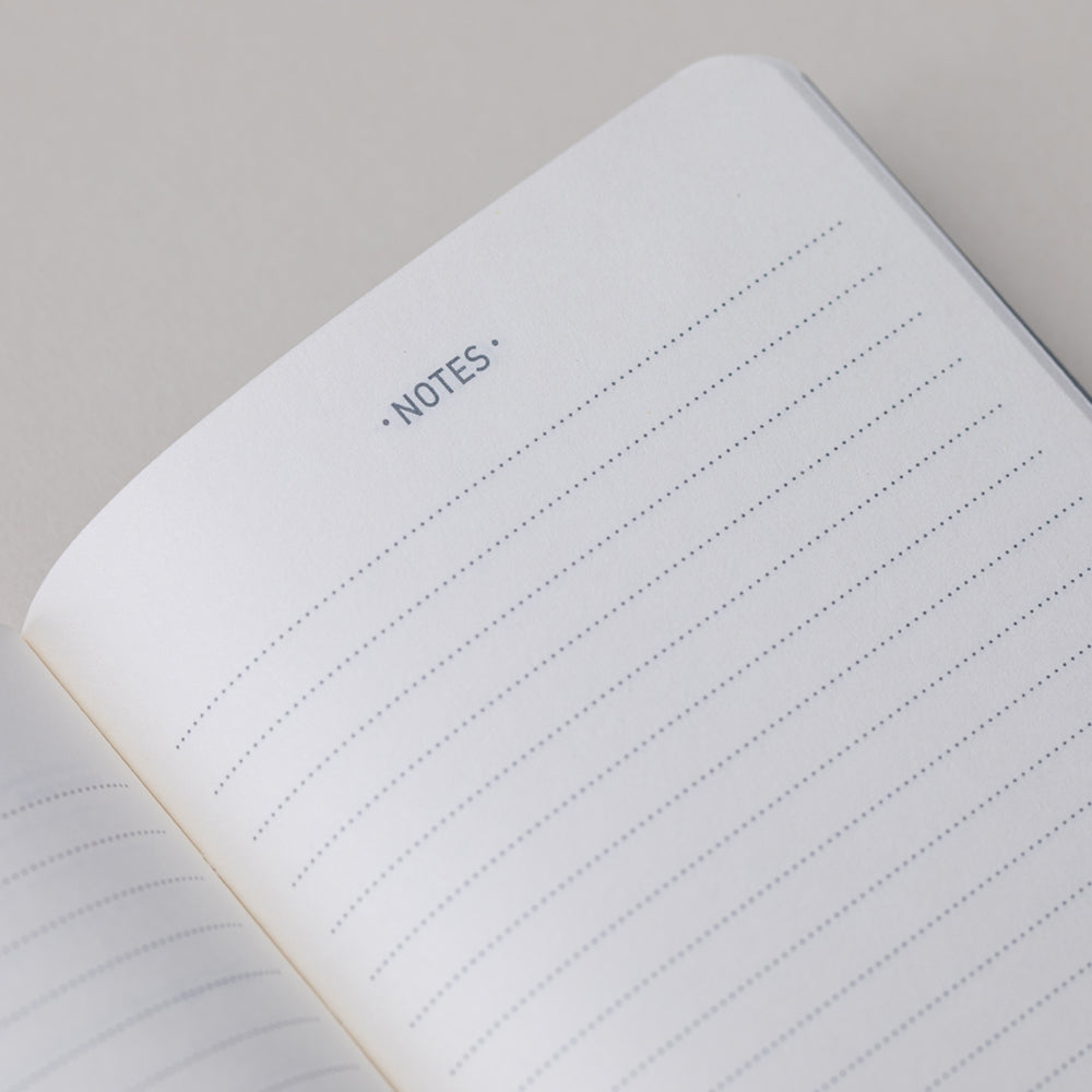 Matilda Myres | 2027 Diary - Slim Weekly Planner with Notes | Week-to-View in Grey