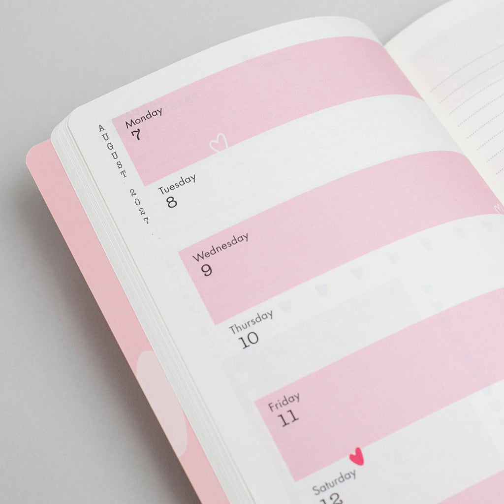 Matilda Moo | 2027 Diary - A5 Weekly Planner | Week-to-View in Grey