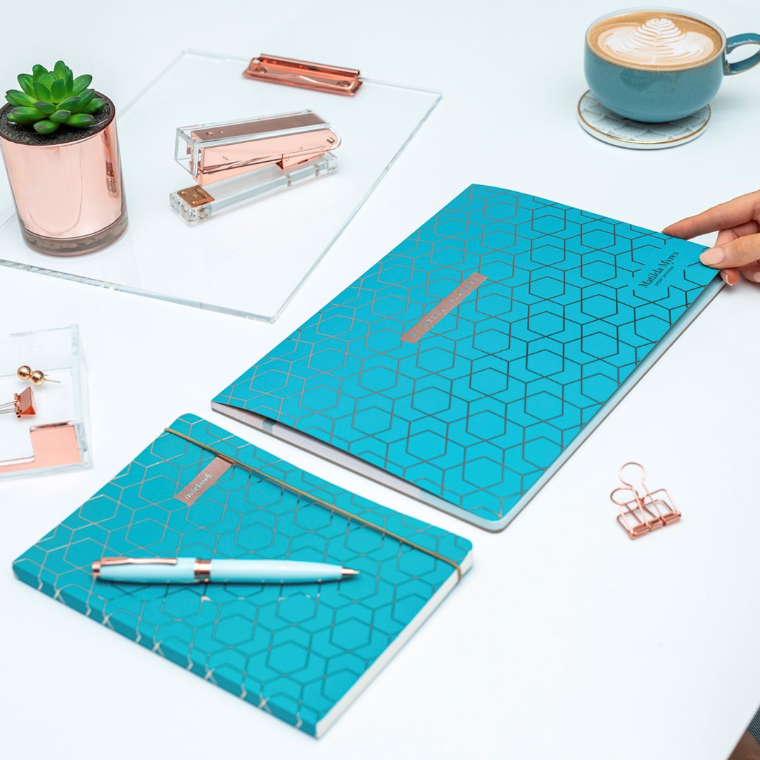 Matilda Myres | A5 Daily List Pad with 100 Sheets and Magnetic Strip | Teal