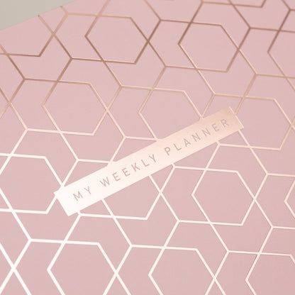 Matilda Myres | A4 Weekly List Pad with 100 Sheets | Pink