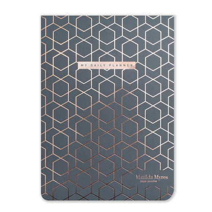 Matilda Myres | A5 Daily List Pad with 100 Sheets and Magnetic Strip | Grey