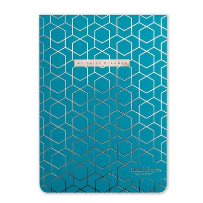 Matilda Myres | A5 Daily List Pad with 100 Sheets and Magnetic Strip | Teal