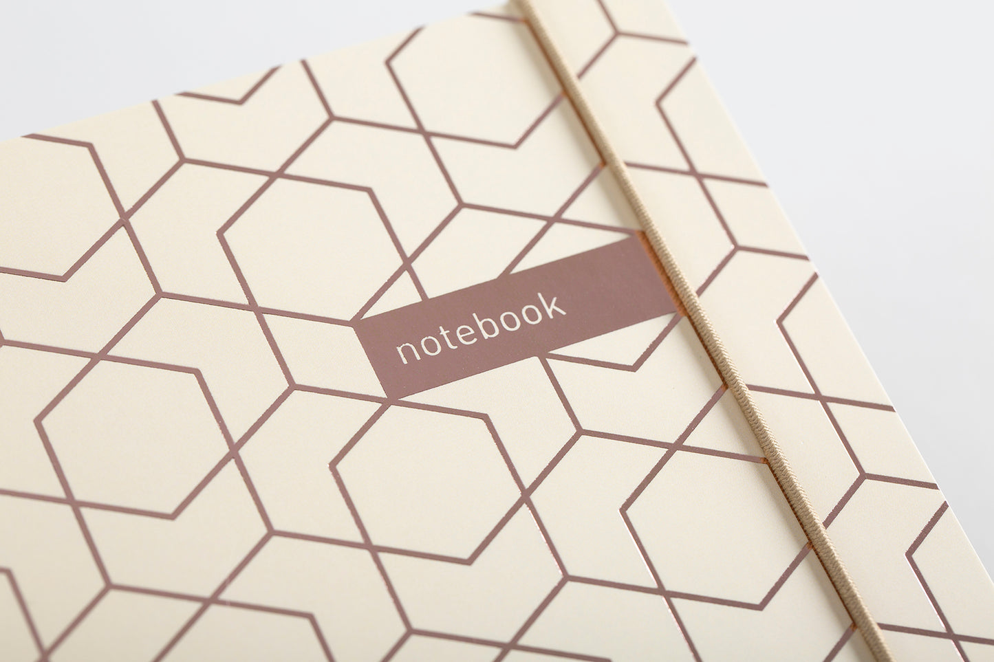 Matilda Myres | A5 Notebook with Rose Gold Foil | Caramel