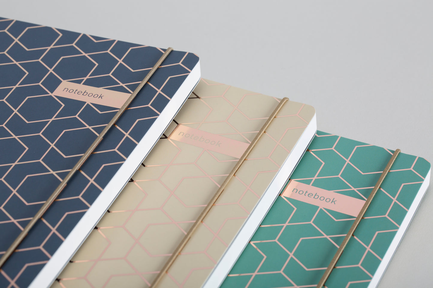 Matilda Myres | A5 Notebook with Rose Gold Foil | Ivory