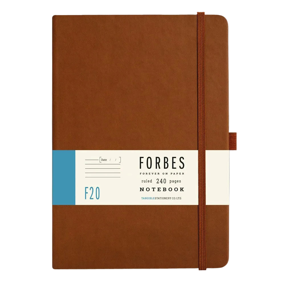 Forbes Classic | A5 Ruled/Lined Notebook | Tan