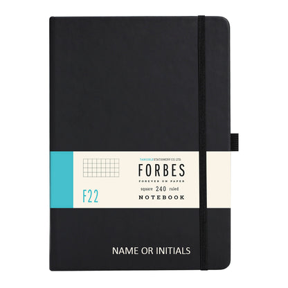 Forbes Classic | A5 Squared Notebook | Black