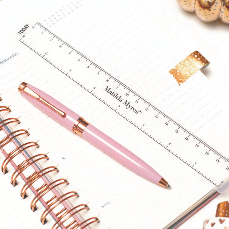 Matilda Myres | 2027 Diary - A6 Daily Planner | Day-to-Page in Pink