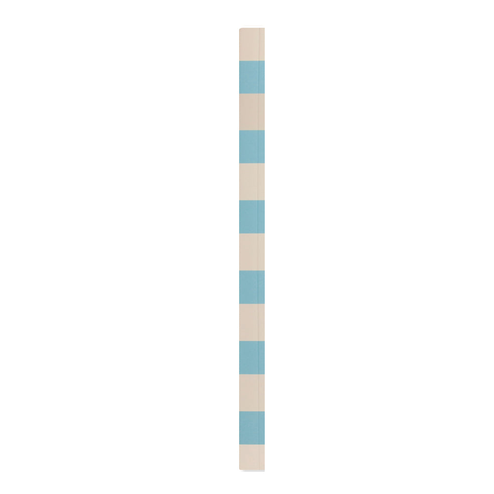 Matilda Moo | A5 Striped Notebook | Blue