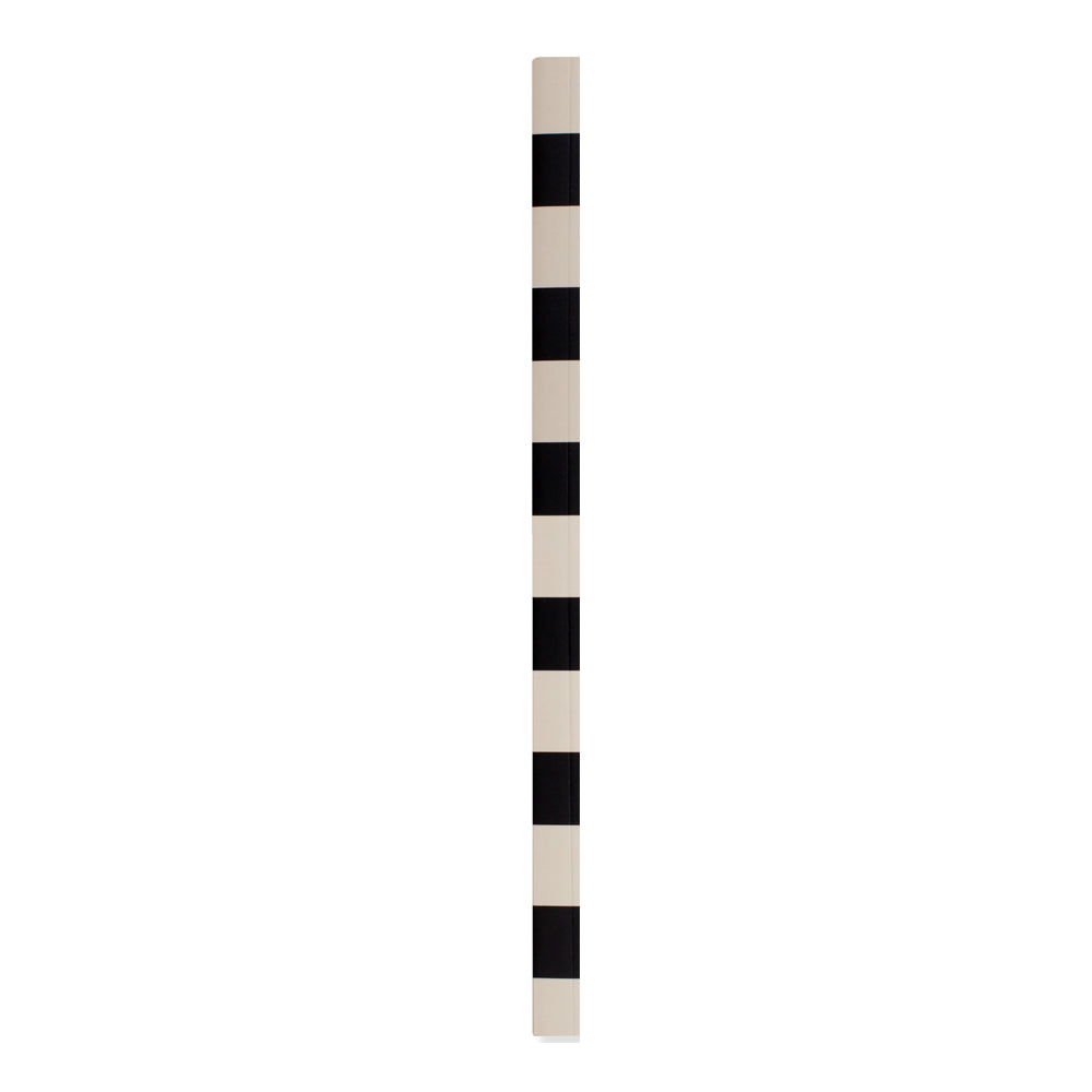 Matilda Moo | A5 Striped Notebook | Black