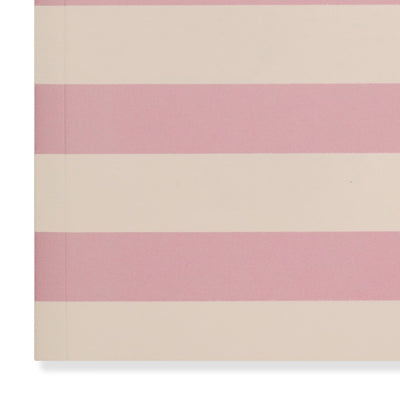 Matilda Moo | A5 Striped Notebook | Pink