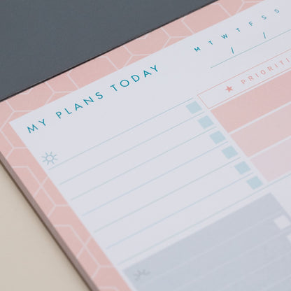 Matilda Myres | A5 Notebook with Rose Gold Foil | Pink