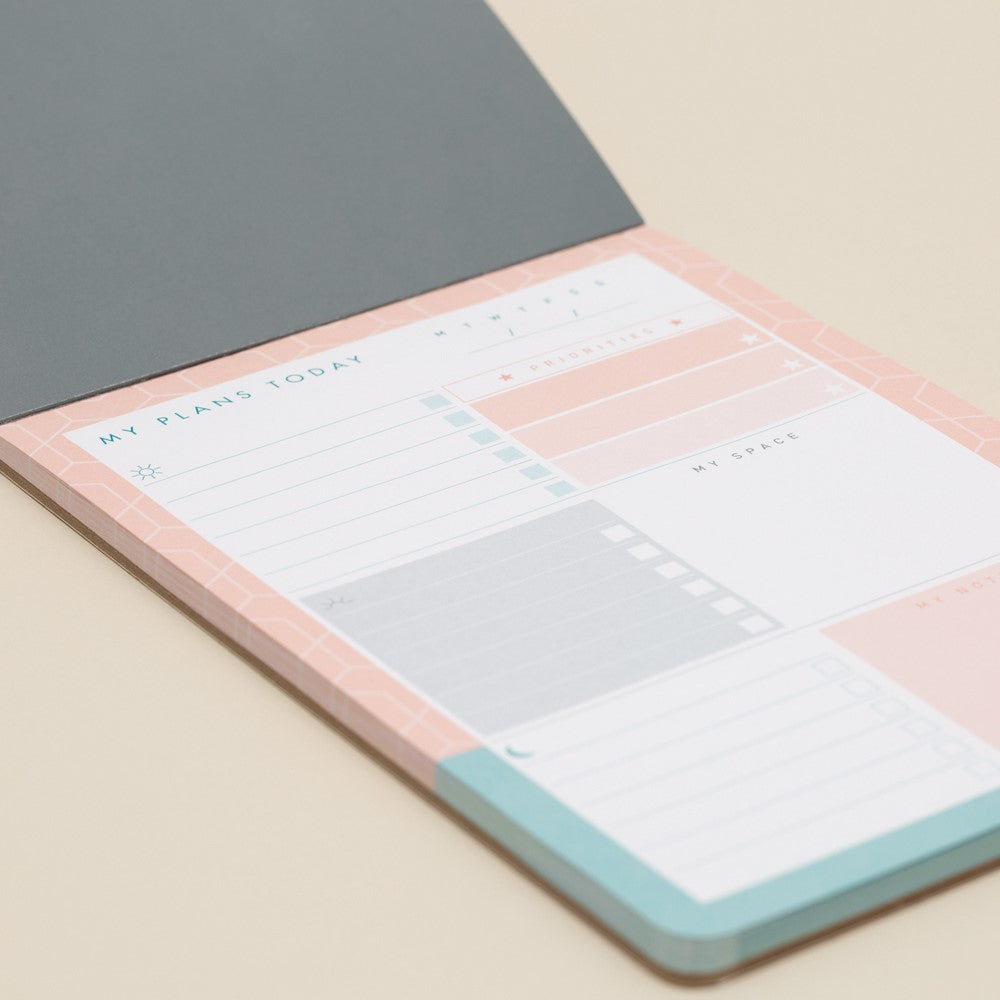 Matilda Myres | A5 Notebook with Rose Gold Foil | Pink