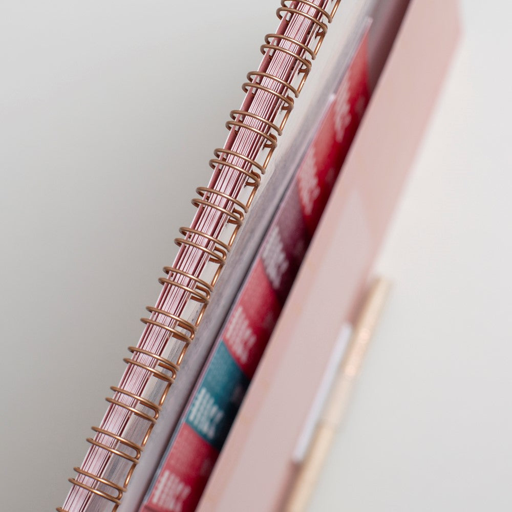 Matilda Myres | 2027 Monthly Five Column Family Calendar | Month-to-View in Pink