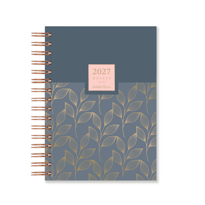 Matilda Myres | 2027 Diary - A5 Weekly Planner with Rose Gold Wiro | Week-to-View