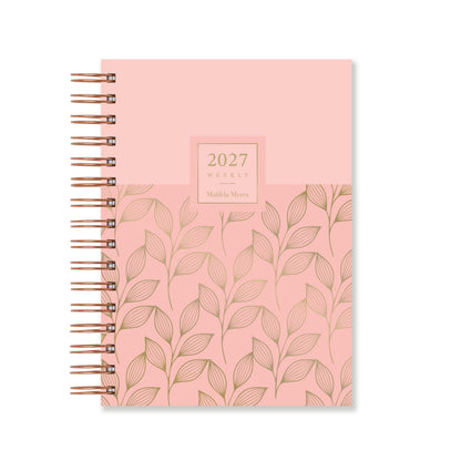 Matilda Myres 2027 Daily Diary & Notebook Gift Set - Pink