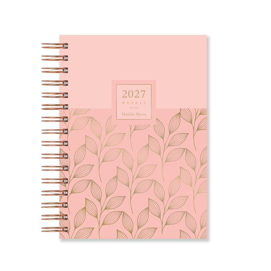 Matilda Myres 2027 Daily Diary & Notebook Gift Set - Pink