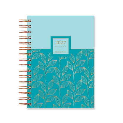 Matilda Myres | 2027 Diary - A5 Weekly Planner with Rose Gold Wiro | Week-to-View