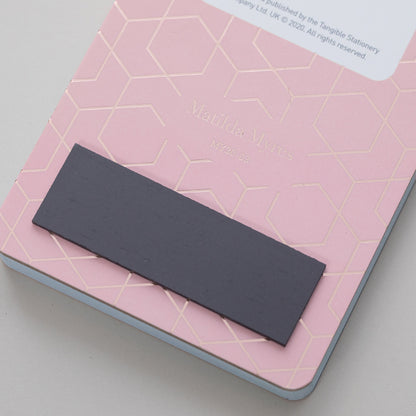 Matilda Myres | Slim List Pad with Magnetic Strip | Pink