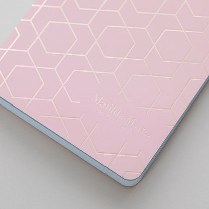 Matilda Myres | Slim List Pad with Magnetic Strip | Pink