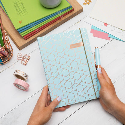 Matilda Myres | A5 Notebook with Rose Gold Foil | Mint
